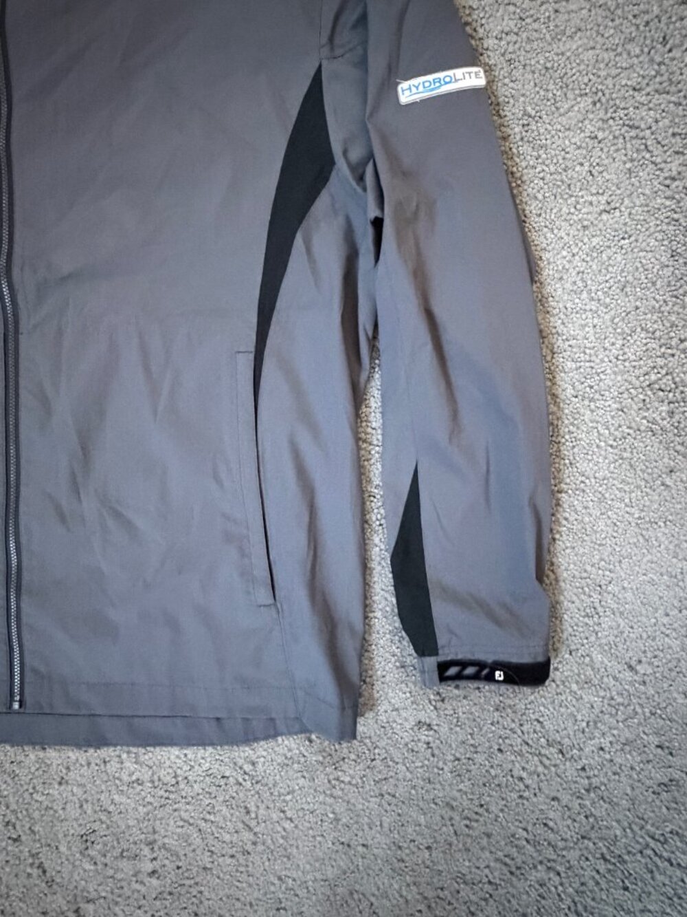 FootJoy DryJoys HydroLite Golf Rain Jacket Grey Men's Size XL - Excellent Cond. - Picture 2 of 16